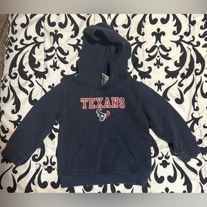 💰2/$10 Texans NFL team navy hoody toddler sweater- size 3t